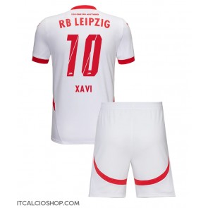 RB Leipzig Xavi Simons #10 Prima Maglia Bambino 2024-25 Manica Corta (+ Pantaloni corti)